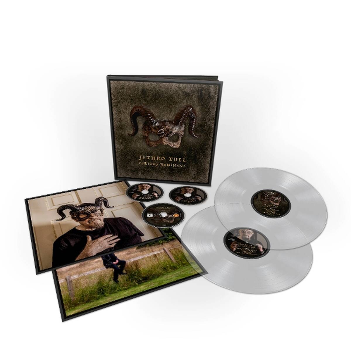 JETHRO TULL - Curious Ruminant (LTD Deluxe Ultra Clear 2LP+2CD+Blu-Ray Artbook)